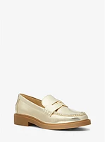 Eden Metallic Leather Loafer