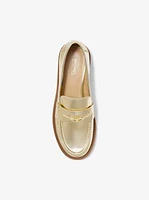 Eden Metallic Leather Loafer