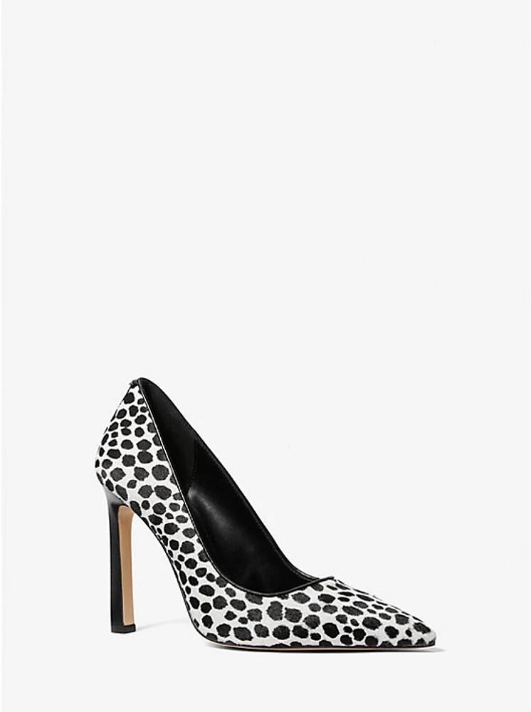 Amara Cheetah Print Calf Hair Pump