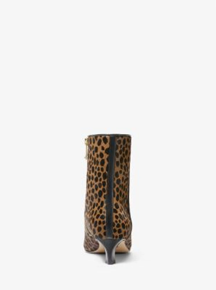 Cosmo Cheetah Print Calf Hair Boot