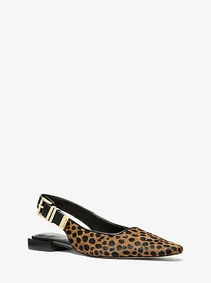 Darrington Cheetah Print Calf Hair Flat