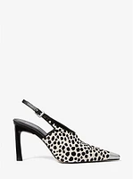 Kasia Cheetah Print Calf Hair Slingback Pump