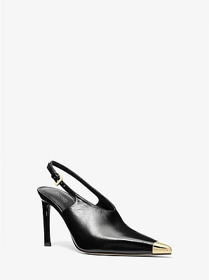 Kasia Leather Slingback Pump