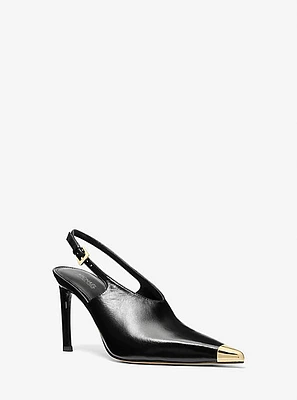 Kasia Leather Slingback Pump