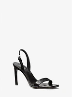 Kasia Crackled Leather Sandal