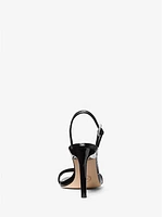 Kasia Crackled Leather Sandal