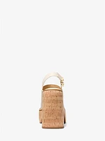 Leia Leather Platform Sandal