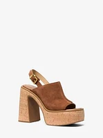 Leia Suede Platform Sandal