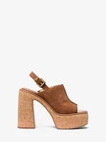 Leia Suede Platform Sandal