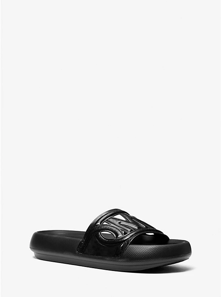 Splash Leather Slide Sandal