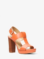 Becker Leather Platform Sandal