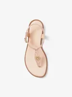 Mallory Logo T-Strap Sandal