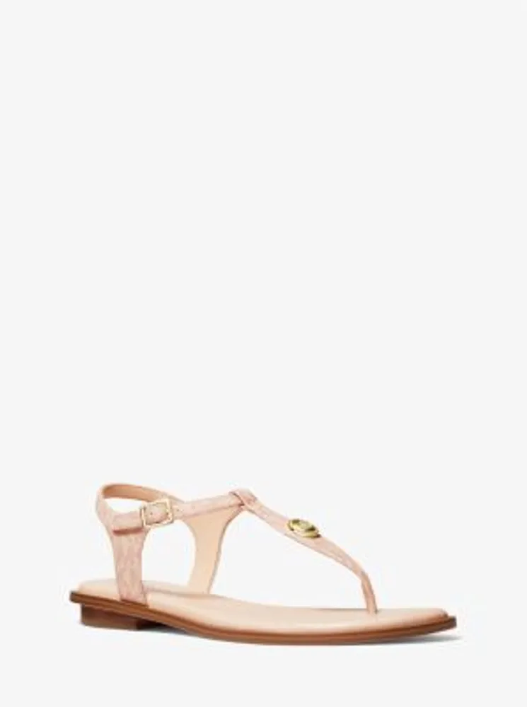 Mallory Logo T-Strap Sandal