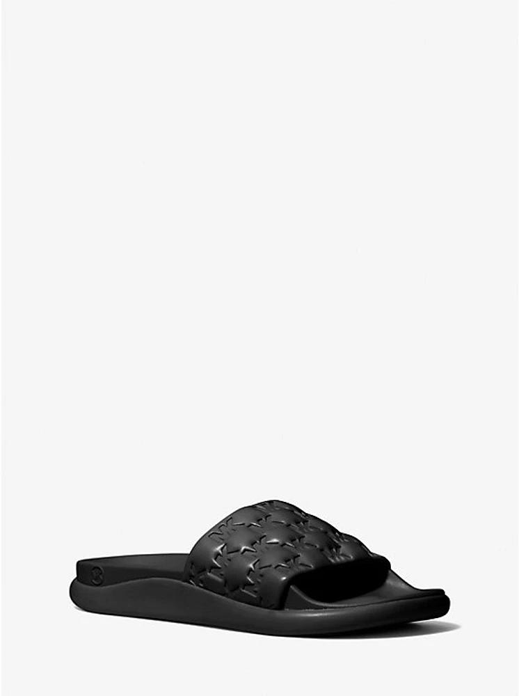 Finnie Logo Embossed Slide Sandal