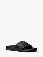 Finnie Logo Embossed Slide Sandal