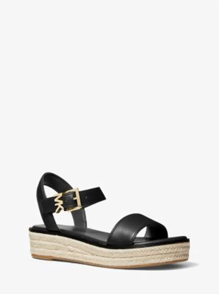 Richie Faux Leather Platform Espadrille Sandal