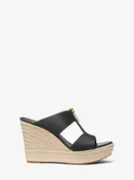 Bradley Leather Wedge Sandal