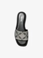 Hayworth Empire Logo Jacquard Slide Sandal