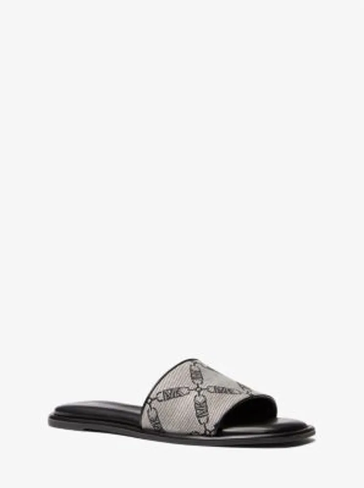 Hayworth Empire Logo Jacquard Slide Sandal