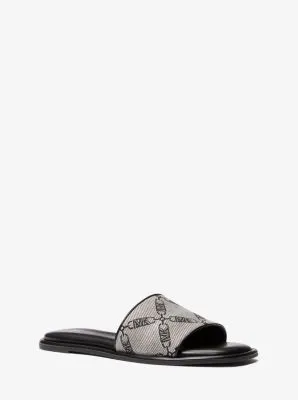 Hayworth Empire Logo Jacquard Slide Sandal