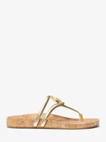 Hampton Metallic Leather Sandal