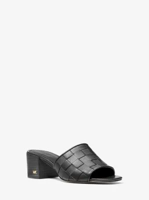 Ingrid Woven Leather Mule