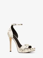 Jordyn Snakeskin Platform Sandal