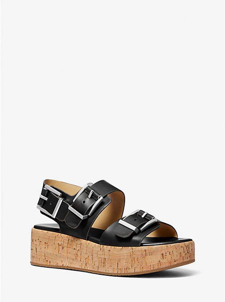 Colby Leather Flatform Sandal