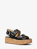 Colby Leather Flatform Sandal