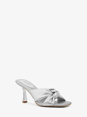 Elena Metallic Leather Sandal