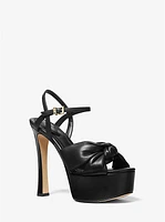 Elena Leather Platform Sandal