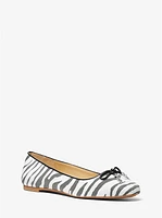 Nori Zebra Jacquard Ballet Flat