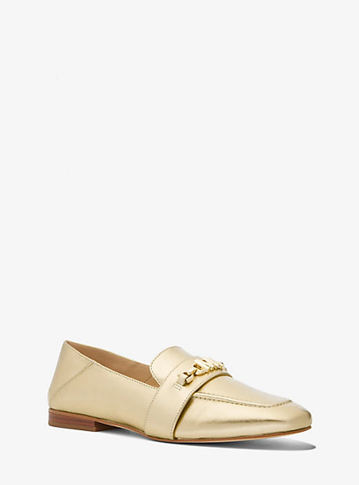 Tiffanie Metallic Leather Loafer