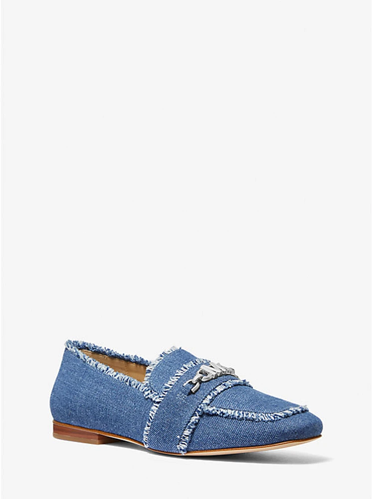 Tiffanie Frayed Denim Loafer