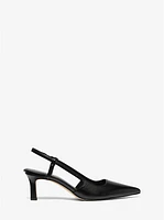 Alora Leather Slingback Pump