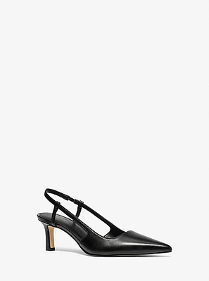 Alora Leather Slingback Pump