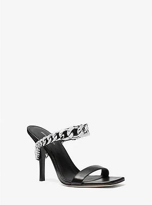 Bianca Embellished Leather Sandal