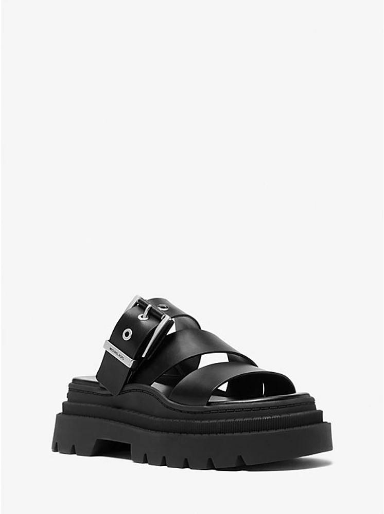 Colby Leather Platform Sandal