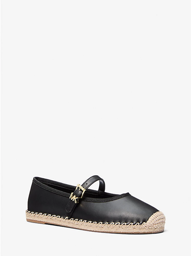 Lynn Leather Ballet Espadrille