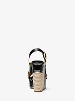 Nora Leather Wedge Sandal