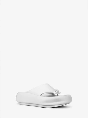 Splash Metallic Platform Sandal