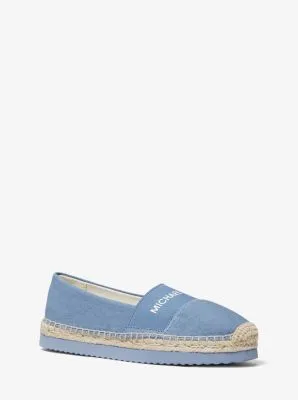 Vicky Logo Canvas Slip-On Espadrille