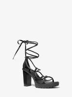 Vero Leather Platform Sandal