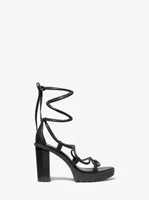 Vero Leather Platform Sandal