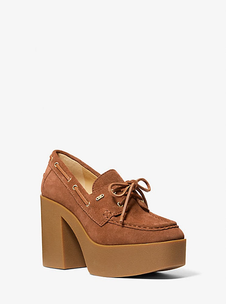 Cameron Suede Platform Loafer