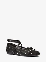 Collette Embellished Mesh Ballet Flat