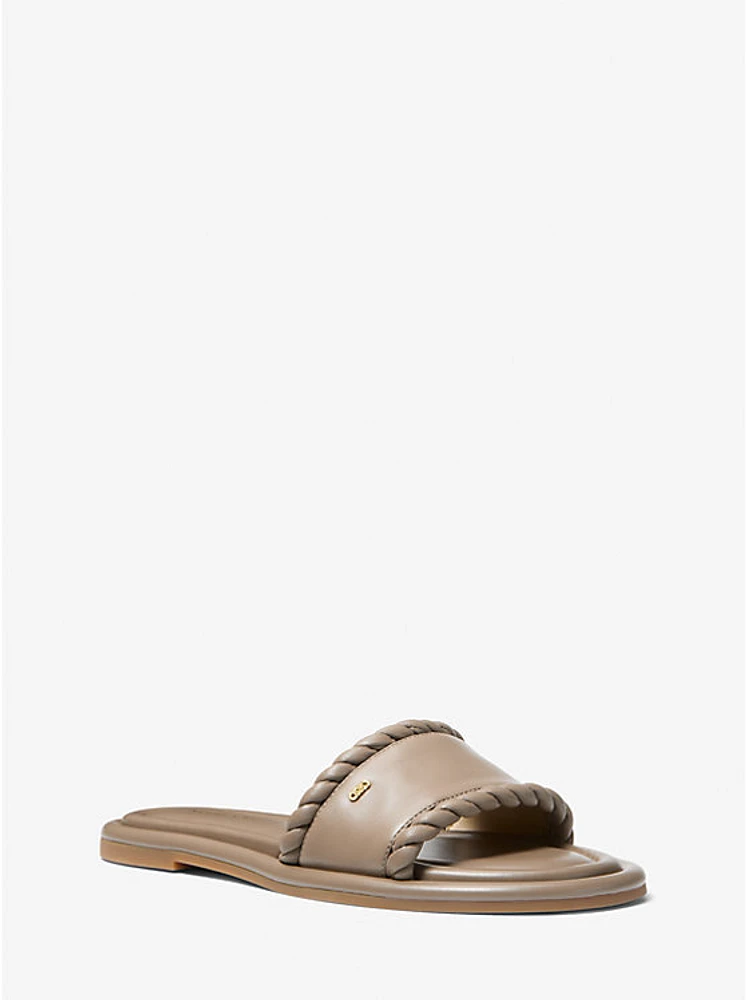 Dana Leather Slide Sandal
