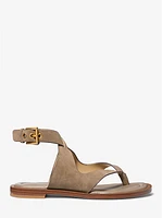 Irene Suede Wrap Sandal