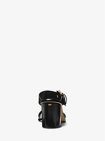 Irene Leather Block Heel Sandal