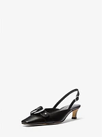 Jaden Leather Slingback Pump
